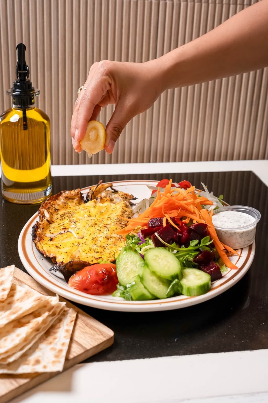 Persian dishes served at Hanava